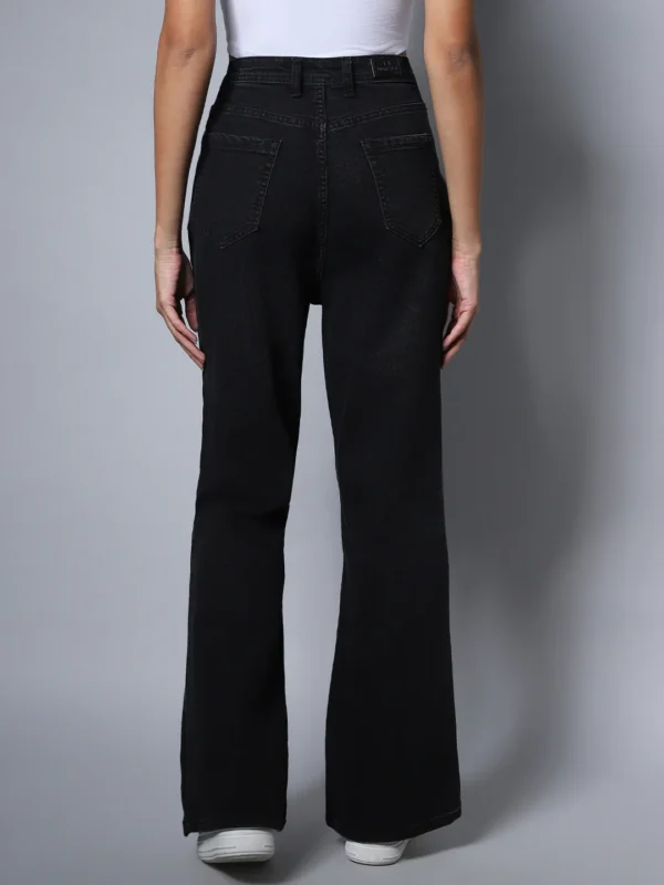 Stretch Flare Fit Clean Look Jeans - Image 2