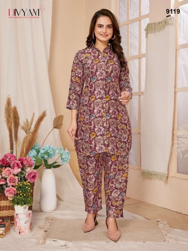 DIVYAM REYON COTTON COORD SET - Image 3